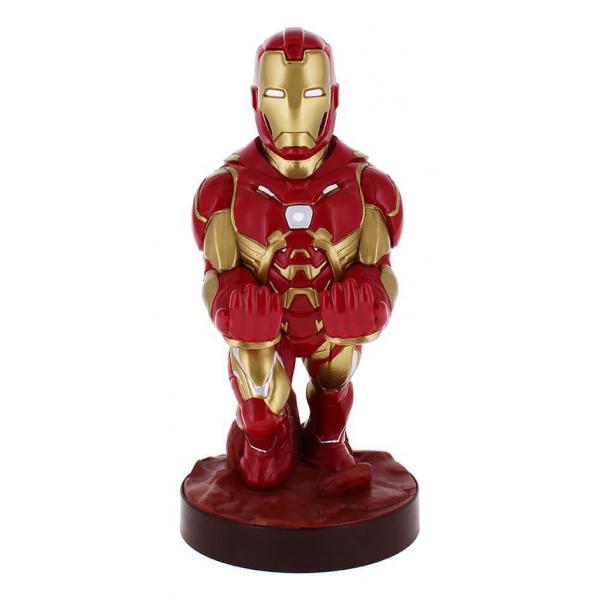 MARVEL AVENGERS IRONMAN EVERGREEN CABLE GUY (porta smartphone/controller + cavo USB 2 metri separato) - Disponibile in 2/3 giorni lavorativi