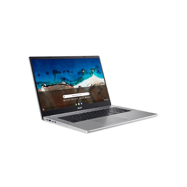 Acer Chromebook CB317-1H-P5EE 43,9 cm (17.3") Full HD Intel Pentium Silver N6000 8 GB LPDDR4x-SDRAM 128 GB eMMC Wi-Fi 6 (802.11ax) ChromeOS Argento - Disponibile in 6-7 giorni lavorativi