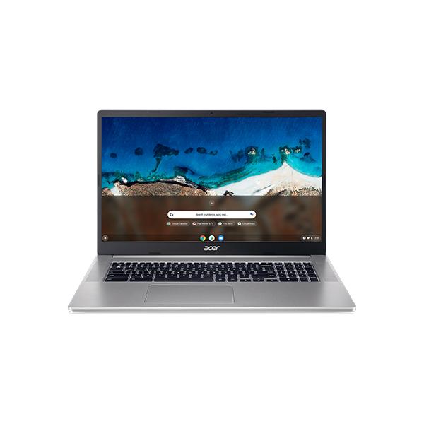 Acer Chromebook CB317-1H-P5EE 43,9 cm (17.3") Full HD Intel Pentium Silver N6000 8 GB LPDDR4x-SDRAM 128 GB eMMC Wi-Fi 6 (802.11ax) ChromeOS Argento - Disponibile in 6-7 giorni lavorativi