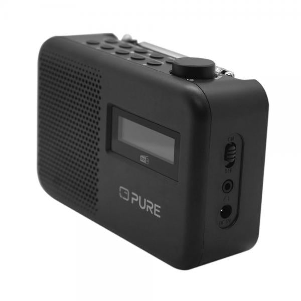 Pure Elan One2 Radio Portatile DAB-FM con Bluetooth 5.1 Nero Carbone - Disponibile in 3-4 giorni lavorativi