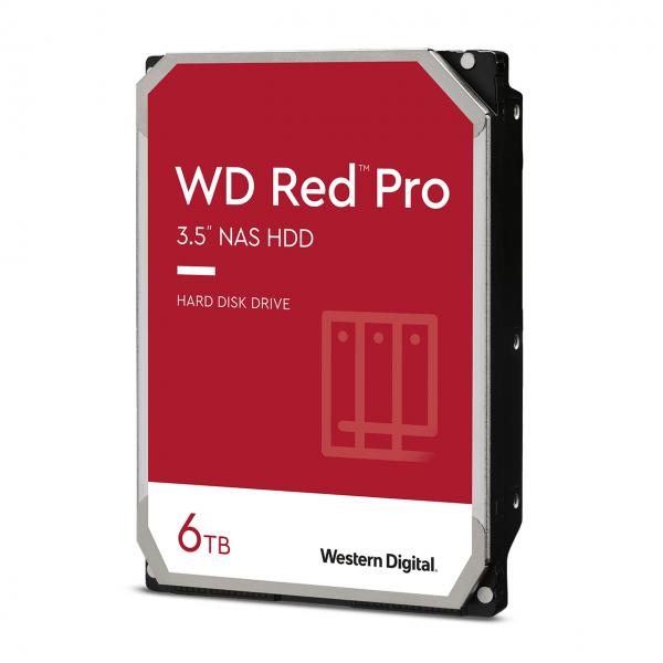 HD WD SATA3 6TB 3.5" RED PRO 7200RPM 256mb cache - NAS - WD6005FFBX - Disponibile in 3-4 giorni lavorativi