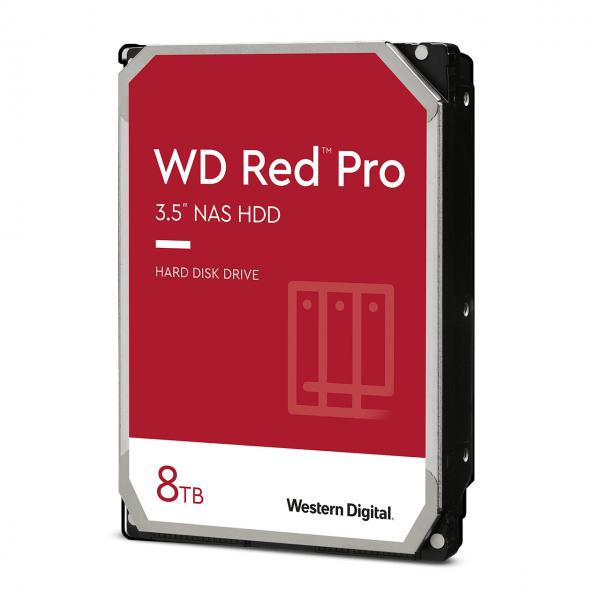 HD WD SATA3 8TB 3.5" RED PRO 7200RPM 256mb cache - NAS 8-16 SLOT HARD DRIVE - WD8005FFBX - Disponibile in 3-4 giorni lavorativi