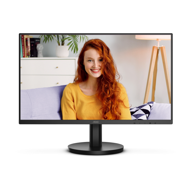 Monitor Nuovo MONITOR AOC LED 23.8'' Wide 24B3HMA2 VA 1920x1080 4ms 250cd/mq 3.000:1 (20.000.000:1) 2x2W MM VGA HDMI - Disponibile in 3-4 giorni lavorativi