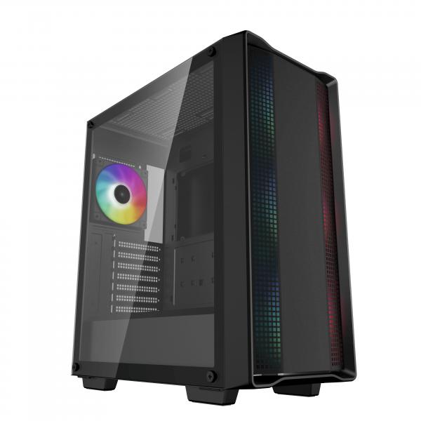 Case PC - DEEPCOOL - CC560 ARGB V2 (Nero) - Tower medio - Formato ATX - Circolazione dell'aria ottimizzata - Disponibile in 3-4 giorni lavorativi