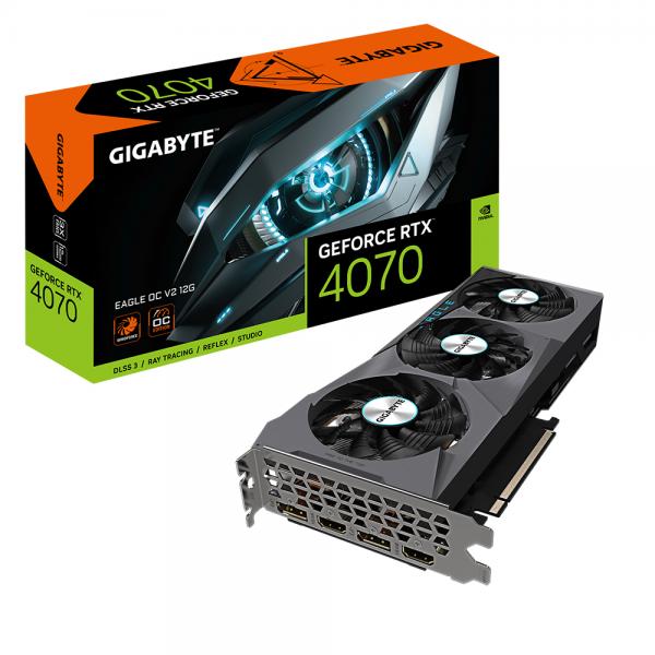 Gigabyte EAGLE GeForce RTX 4070 OC V2 12G NVIDIA 12 GB GDDR6X - Disponibile in 6-7 giorni lavorativi