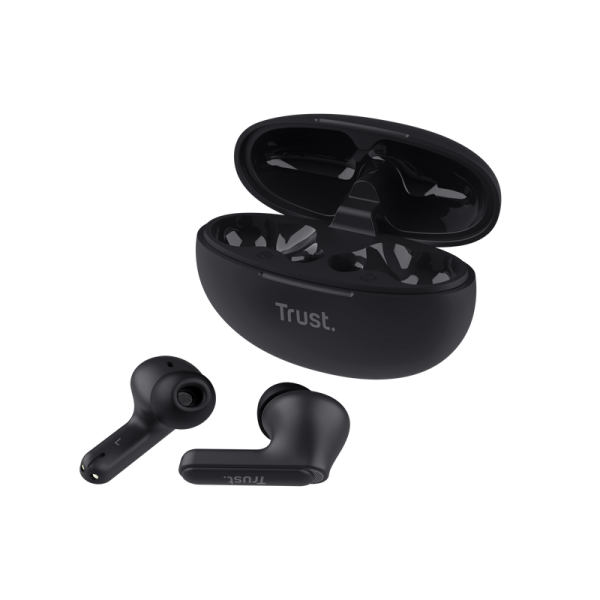 Auricolari in Ear Bluetooth Trust Yavi Nero - Disponibile in 3-4 giorni lavorativi