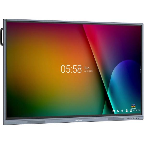 Viewsonic IFP8633-G visualizzatore di messaggi Pannello piatto interattivo 2,18 m (86") LED Wi-Fi 450 cd/m 4K Ultra HD Nero Touch screen Processore integrato Android 11 - Disponibile in 6-7 giorni lavorativi