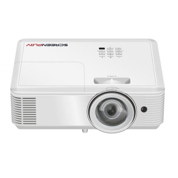 ScreenPlay MULTIMEDIA PROJECTOR videoproiettore Proiettore a raggio standard 3800 ANSI lumen DLP WXGA (1200x800) Compatibilità 3D Bianco - Disponibile in 6-7 giorni lavorativi