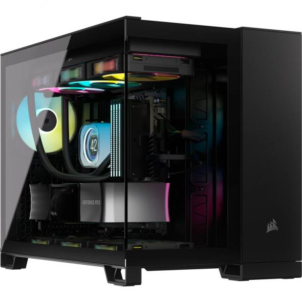 Corsair 2500X Black Micro-ATX Vetro Temperato No-Power minITX/mATX - Disponibile in 3-4 giorni lavorativi