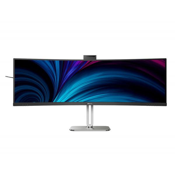 Monitor Nuovo MONITOR PHILIPS 48,8" 32:9 CURVED 49B2U6900CH/00 VA 5120x1440 4ms 450cd/m 2x5W MM WEBCAM Reg.H 2HDMI DP RJ45 USB-C docking - Disponibile in 3-4 giorni lavorativi