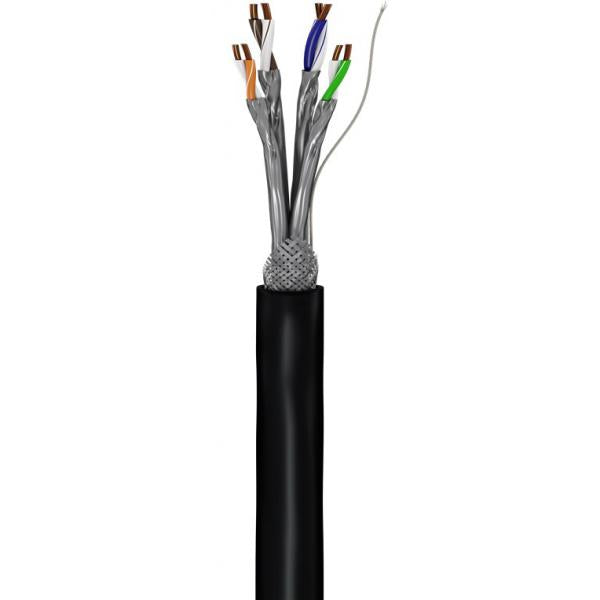 Goobay 52769 cavo di rete Nero 305 m Cat7 S/FTP (S-STP) - Disponibile in 6-7 giorni lavorativi