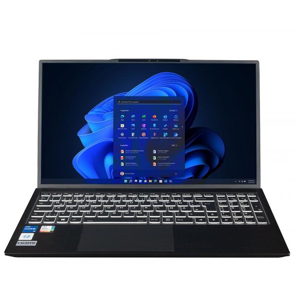 bluechip TRAVELline B15W58 Computer portatile 39,6 cm (15.6") Full HD Intel Core i7 i7-1355U 16 GB DDR5-SDRAM 1 TB SSD Wi-Fi 6E (802.11ax) Windows 11 Pro Nero - Disponibile in 6-7 giorni lavorativi