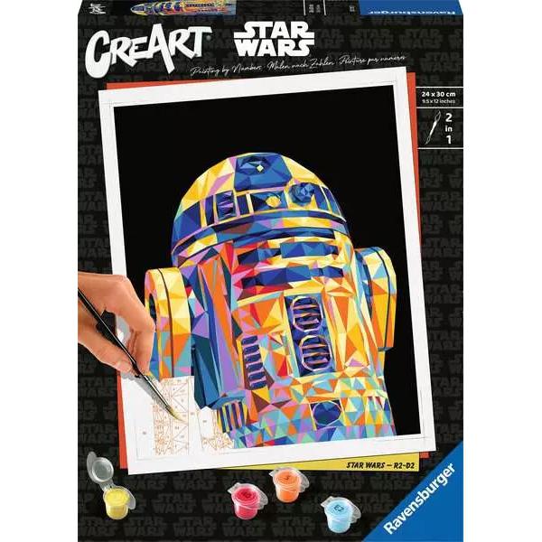 RAVENSBURGER CreArt - Polygon Starwars R2 - 2D CreArt Adult - Disponibile in 2/3 giorni lavorativi