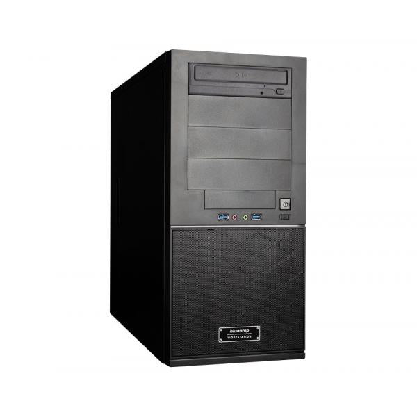 bluechip BUSINESSline Workstation WS1400 AMD Ryzen 7 7700X 16 GB DDR5-SDRAM 500 GB SSD NVIDIA Quadro T1000 Windows 11 Pro Midi Tower Stazione di lavoro Nero - Disponibile in 6-7 giorni lavorativi