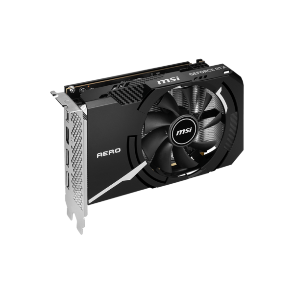 MSI VGA GEFORCE RTX 4060, RTX 4060 AERO ITX 8G OC, 8GB GDDR6, DP*3/HDMI, ATX, FAN, OC - Disponibile in 3-4 giorni lavorativi