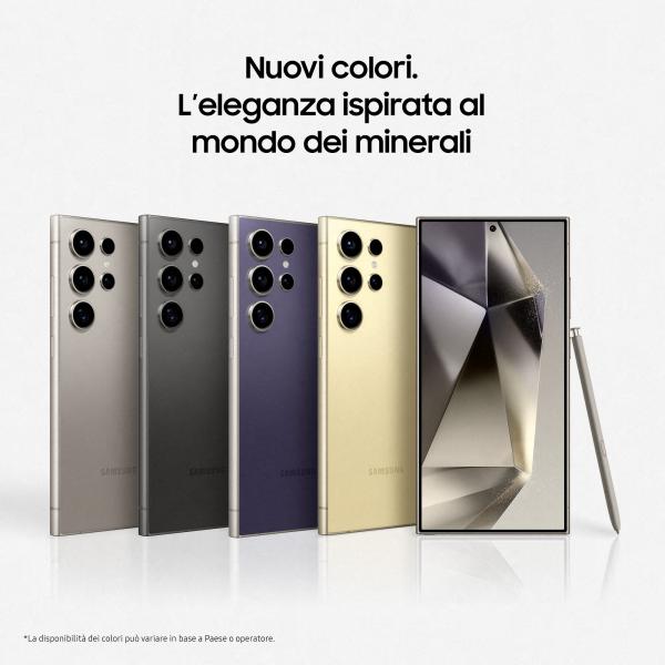 Smartphone nuovo Samsung Galaxy S24 Ultra AI 12Gb 512Gb 6.8'' Amoled 120Hz Dual Sim Titanium Violet Italia - Disponibile in 3-4 giorni lavorativi