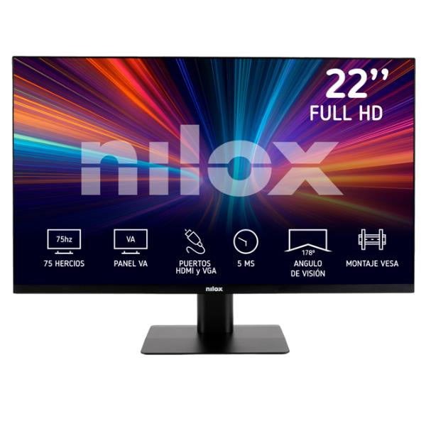 Monitor Nilox NXM22FHD11 75 Hz 21,5" - Disponibile in 3-4 giorni lavorativi