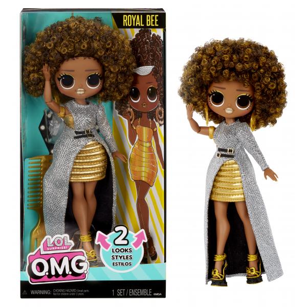 LOL Surprise OMG - Fashion Doll 24 cm - Ape Reale - 2 abiti con pettine e accessori - Dai 4 anni - Disponibile in 3-4 giorni lavorativi