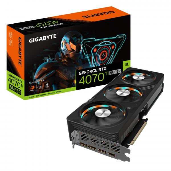 Gigabyte GAMING GeForce RTX 4070 Ti SUPER OC 16G NVIDIA 16 GB GDDR6X - Disponibile in 6-7 giorni lavorativi