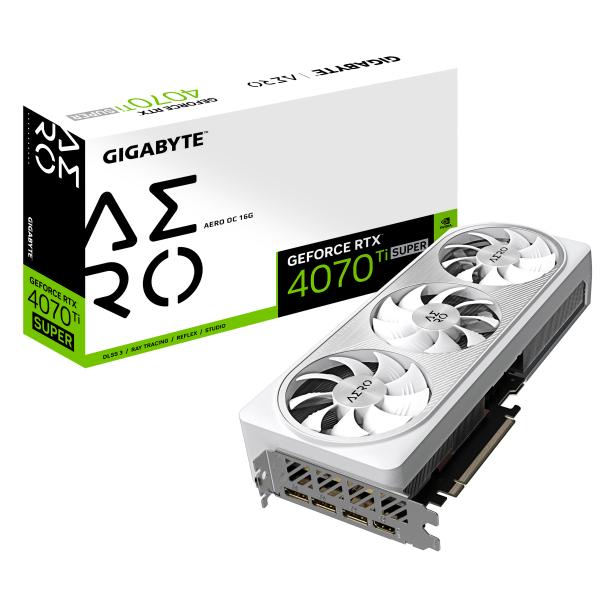 Gigabyte AERO GeForce RTX 4070 Ti SUPER OC 16G NVIDIA 16 GB GDDR6X - Disponibile in 6-7 giorni lavorativi