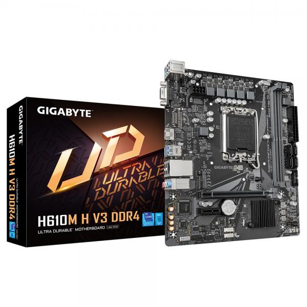 Scheda Madre Gigabyte H610M H V3 DDR4 LGA 1700 - Disponibile in 3-4 giorni lavorativi