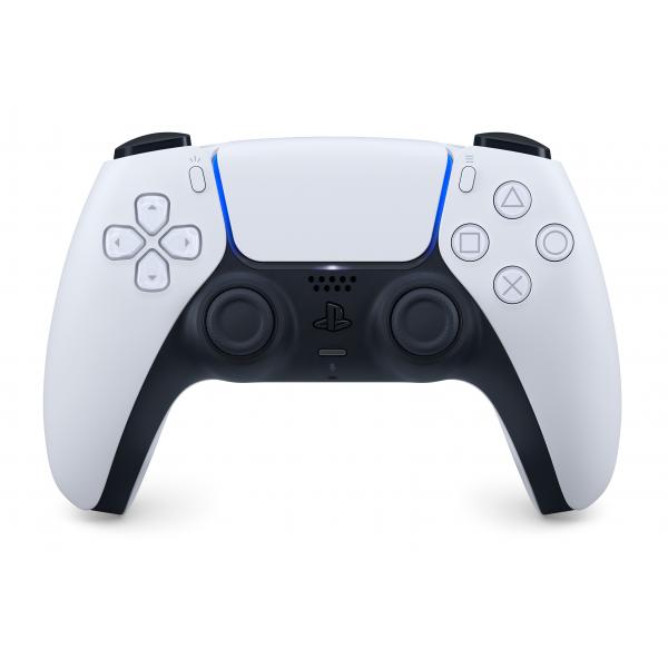 Controller Wireless DualSense per PlayStation 5 Colore Bianco / Nero Accessori - Disponibile in 3-4 giorni lavorativi