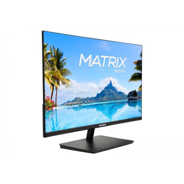 MONITOR YASHI MATRIX YZ2449 23.8" FULL HD IPS 300 CD/mq 1ms SPEAKERS HDMI VGA NERO - Disponibile in 3-4 giorni lavorativi