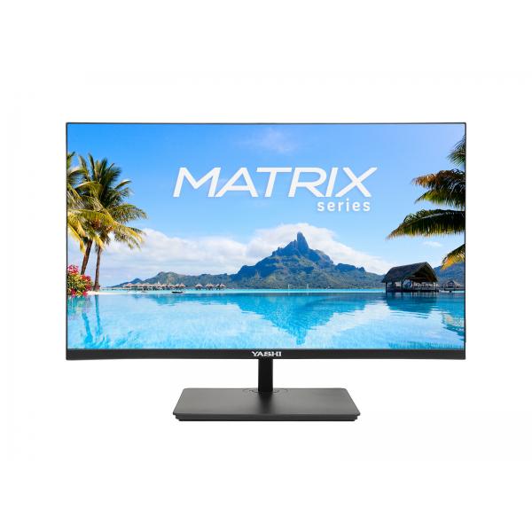 MONITOR YASHI MATRIX YZ2449 23.8" FULL HD IPS 300 CD/mq 1ms SPEAKERS HDMI VGA NERO - Disponibile in 3-4 giorni lavorativi