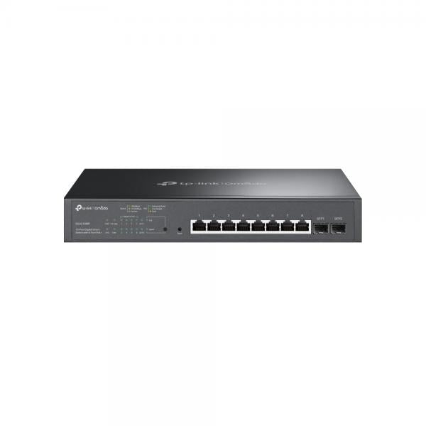 SWITCH TP-LINK SG2210MP 10P LAN GIGABIT:8P PoE+ + 2p SFP 802.3at/af, 150 W PoE Power comp con OMADA SDN Controller - Disponibile in 3-4 giorni lavorativi