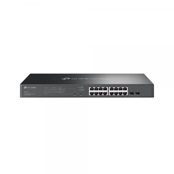 SWITCH TP-LINK SG2218P - 18-Port Gigabit Smart Switch with 16-Port PoE+, 16 Gigabit RJ45 Ports, 2 Gigabit SFP Slots - Disponibile in 3-4 giorni lavorativi