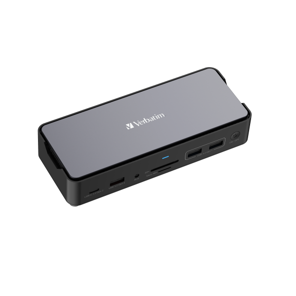 VARBATIM DOCKING STATION 15 PORTE CON SSD INCLUSA USB-C CDS-15SSD - Disponibile in 3-4 giorni lavorativi