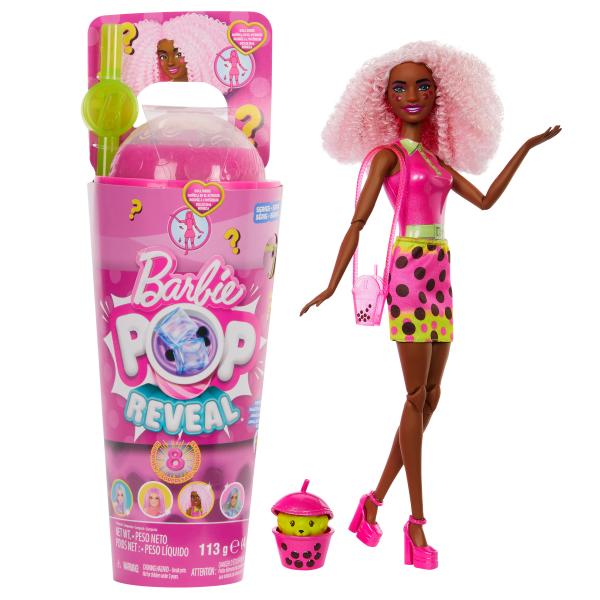 Barbie-Pop Reveal-Bubble Tea Series Bambola profumata con accessori HTJ20 - Disponibile in 3-4 giorni lavorativi