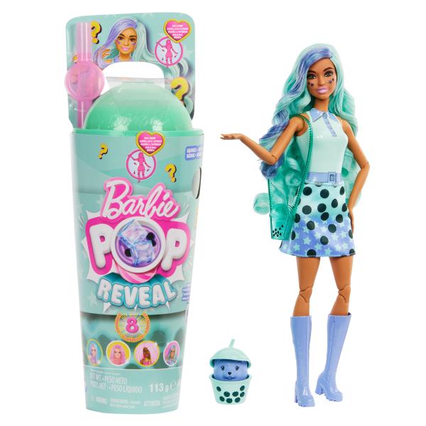 Barbie-Pop Reveal-Bubble Tea Series Bambola profumata con accessori HTJ21 - Disponibile in 3-4 giorni lavorativi