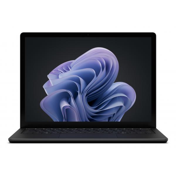 Microsoft Surface Laptop 6 Intel Core Ultra 5 135H Computer portatile 34,3 cm (13.5") Touch screen 16 GB LPDDR5-SDRAM 256 GB SSD Wi-Fi 6E (802.11ax) Windows 11 Pro Nero - Disponibile in 6-7 giorni lavorativi