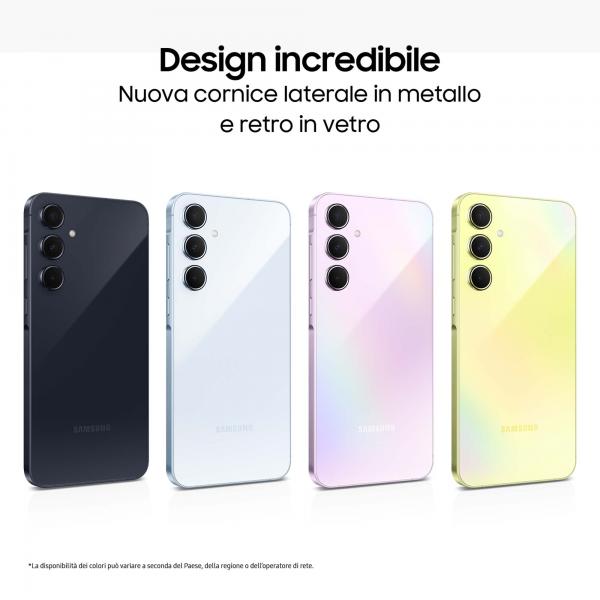 Smartphone Nuovo SAMSUNG GALAXY A55 5G 128GB 8GB BLUE BLACK - Disponibile in 3-4 giorni lavorativi