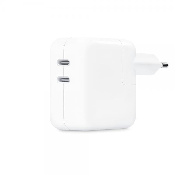 Apple Caricatore 35W DoppiaUSB-C iPhone iPad Watch MW2K3ZM/A - Disponibile in 2-3 giorni lavorativi