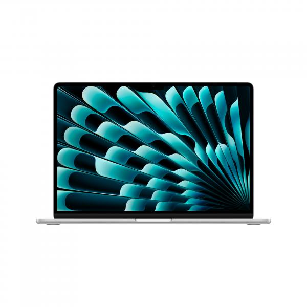 Apple MacBook Air Apple M M3 Computer portatile 38,9 cm (15.3") 8 GB 256 GB SSD Wi-Fi 6E (802.11ax) macOS Sonoma Argento - Disponibile in 6-7 giorni lavorativi