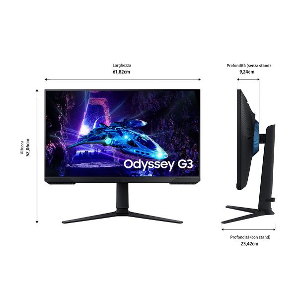 Monitor Gaming Monitor Gaming Samsung LS27DG300EUXEN Full HD 27" - Disponibile in 3-4 giorni lavorativi