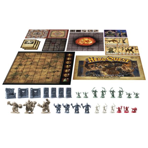 Gioco da tavolo HASBRO HEROQUEST - ESPANSIONE L'ORDA DEGLI OGRE (edizione italiana) - Disponibile in 2/3 giorni lavorativi