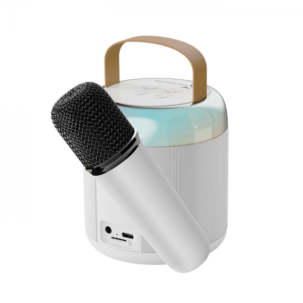 Techmade Speaker Karaoke White - Disponibile in 2-3 giorni lavorativi