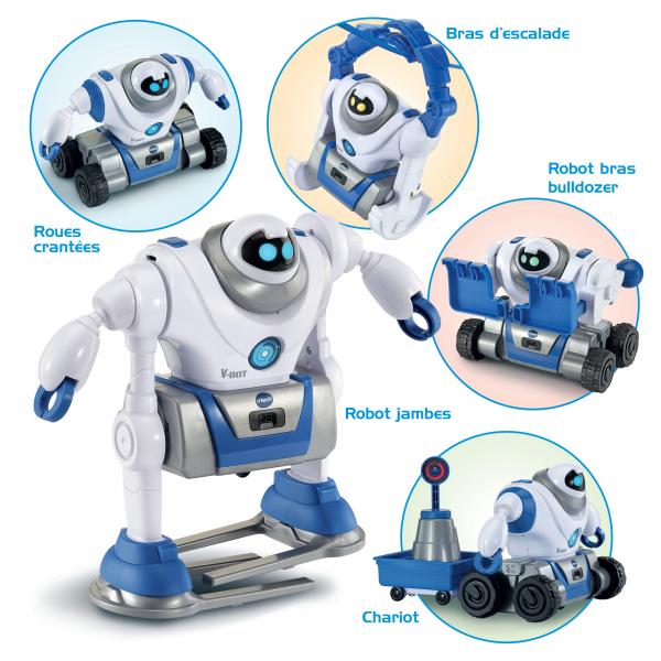 VTECH V-BOT EXPLORER, IL MIO ROBOT 5 IN 1 - Disponibile in 3-4 giorni lavorativi