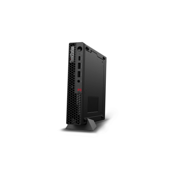 Lenovo ThinkStation P3 Tiny Intel Core i5 i5-14600 16 GB DDR5-SDRAM 512 GB SSD NVIDIA T400 Windows 11 Pro Mini PC Stazione di lavoro Nero - Disponibile in 6-7 giorni lavorativi