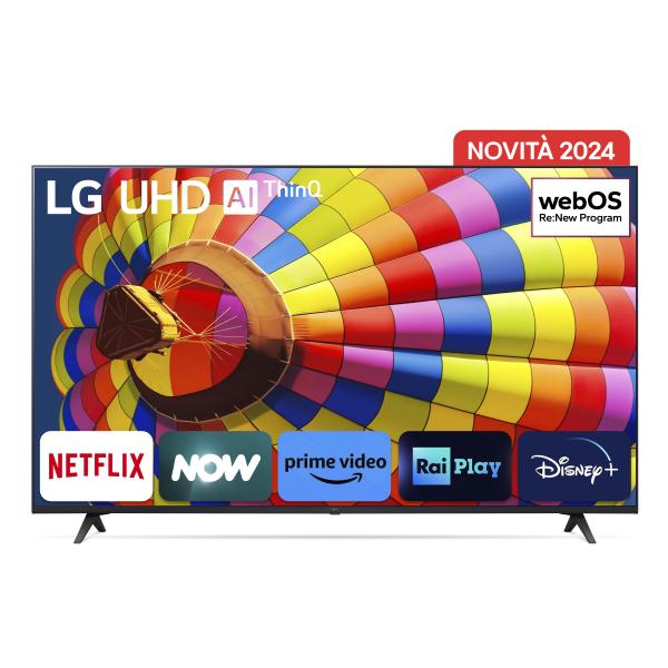 LG UHD 50'' Serie UT80 50UT80006LA, TV 4K, 3 HDMI, SMART TV 2024 - Disponibile in 6-7 giorni lavorativi