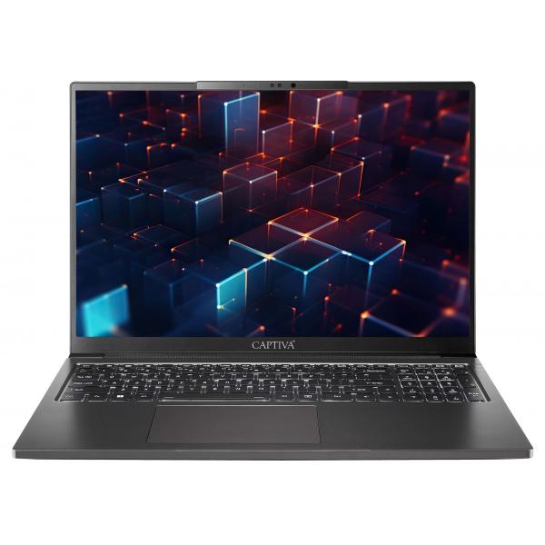 CAPTIVA I82-646 155U Computer portatile 40,6 cm (16") Quad HD+ DDR5-SDRAM 1 TB SSD Wi-Fi 6 (802.11ax) Windows 11 Home Nero - Disponibile in 6-7 giorni lavorativi