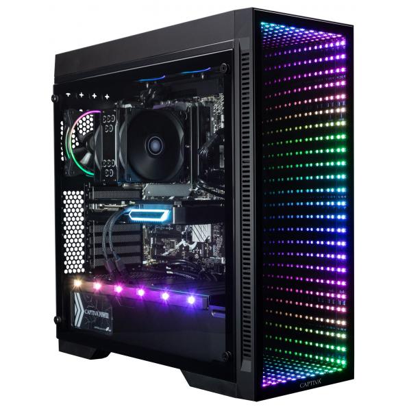 PC Desktop Gaming CAPTIVA Advanced Gaming I82-501 Intel Core i7 i7-13700KF 32 GB DDR4-SDRAM 2 TB SSD NVIDIA GeForce RTX 4060 Ti Windows 11 Home Midi Tower PC Nero - Disponibile in 6-7 giorni lavorativi