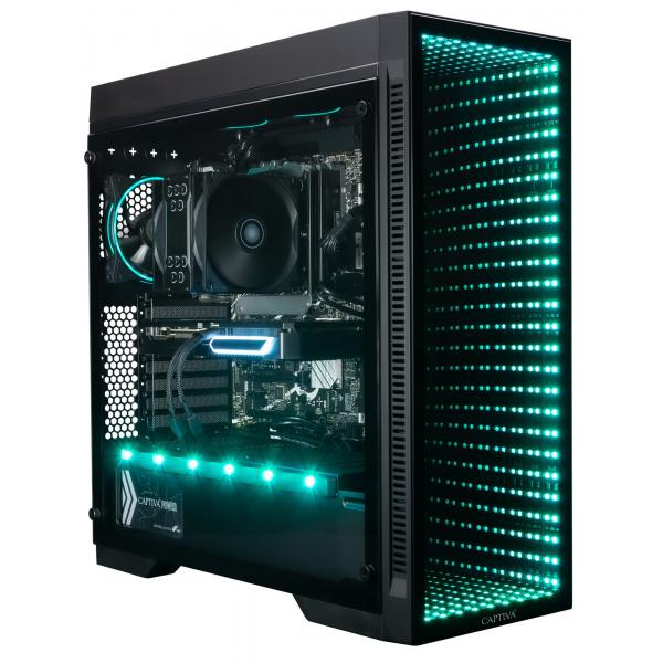 PC Desktop Gaming CAPTIVA Advanced Gaming I82-501 Intel Core i7 i7-13700KF 32 GB DDR4-SDRAM 2 TB SSD NVIDIA GeForce RTX 4060 Ti Windows 11 Home Midi Tower PC Nero - Disponibile in 6-7 giorni lavorativi