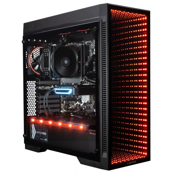 PC Desktop Gaming CAPTIVA Advanced Gaming I82-462 Intel Core i7 i7-12700KF 32 GB DDR4-SDRAM 1 TB SSD NVIDIA GeForce RTX 4060 Ti Midi Tower PC Nero - Disponibile in 6-7 giorni lavorativi