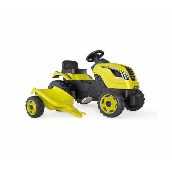 Smoby Farmer XL Pedal Tractor + Trailer - Green - Disponibile in 3-4 giorni lavorativi