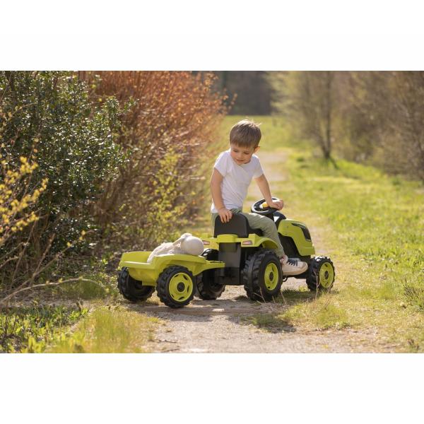 Smoby Farmer XL Pedal Tractor + Trailer - Green - Disponibile in 3-4 giorni lavorativi