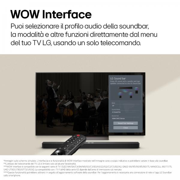 Soundbar LG S40T Nero 300 W - Disponibile in 3-4 giorni lavorativi